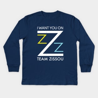 I want you on Team Zissou Kids Long Sleeve T-Shirt